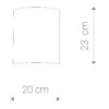 Lampa ścienna kinkiet ALICE XS Ecru 5663 - Nowodvorski - obrazek 2