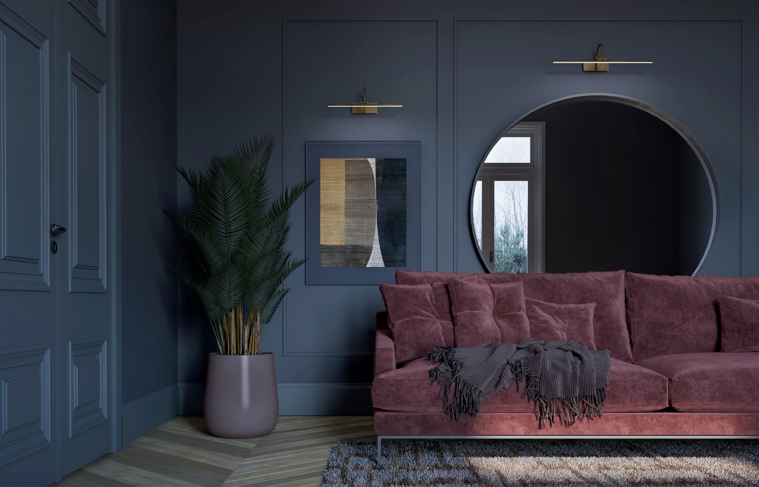 Lampa ścienna kinkiet GIOTTO LED S Antyczny mosiądz 8168 - Nowodvorski - obrazek 5