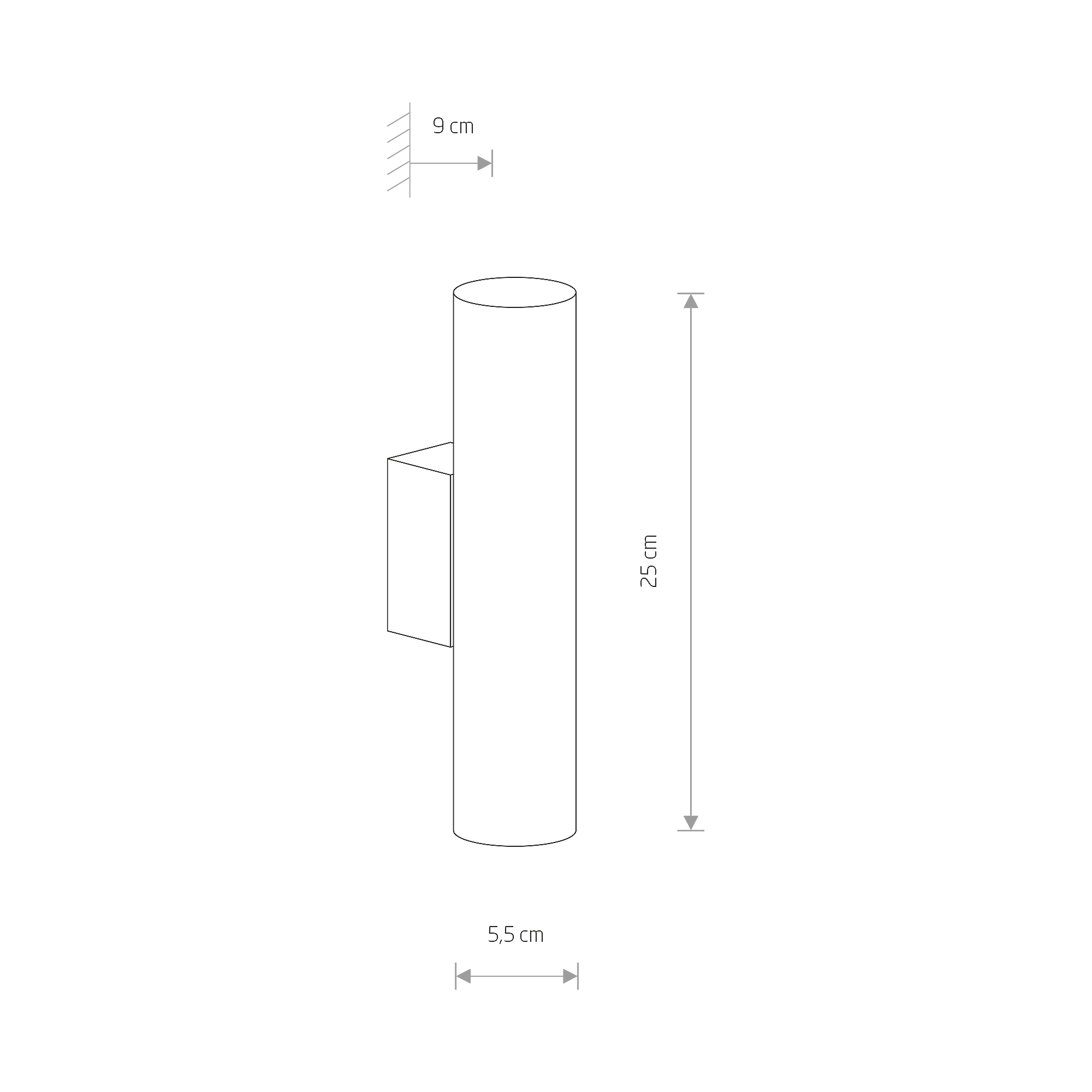 Lampa ścienna kinkiet EYE WALL Biały 8073 - Nowodvorski - obrazek 2