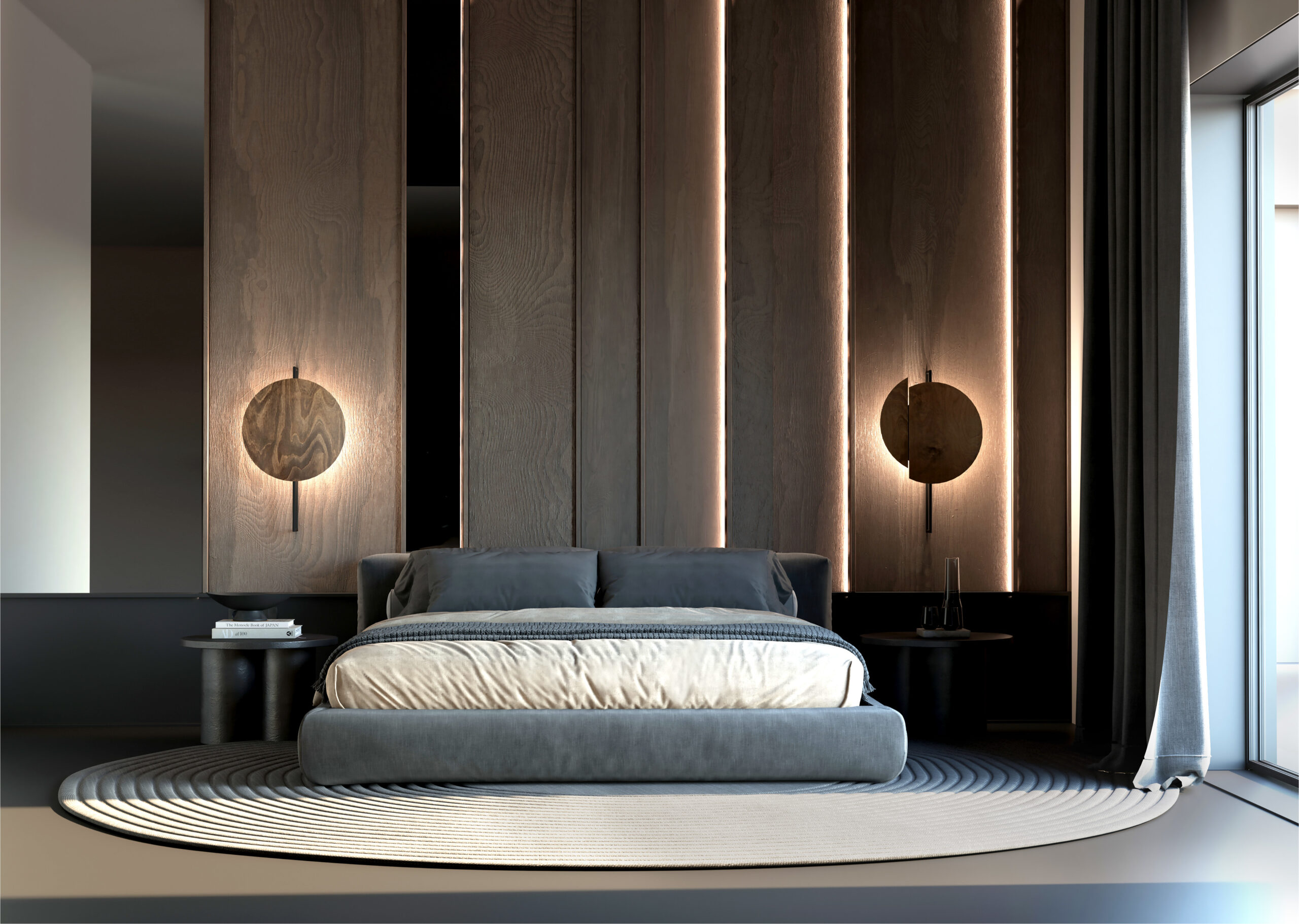 Lampa ścienna kinkiet SUNSET C Ciemne drewno 7654 - Nowodvorski - obrazek 4