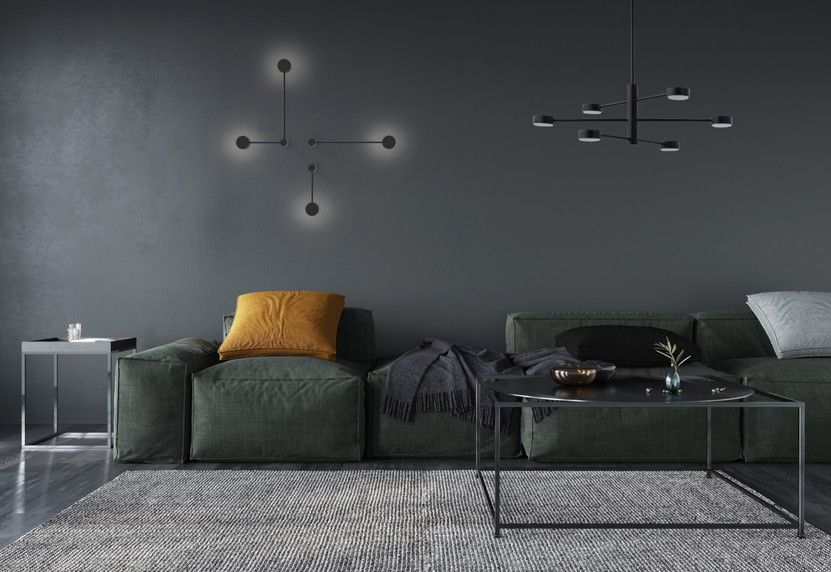 Lampa ścienna kinkiet ORBIT Czarny 7804 - Nowodvorski - obrazek 3