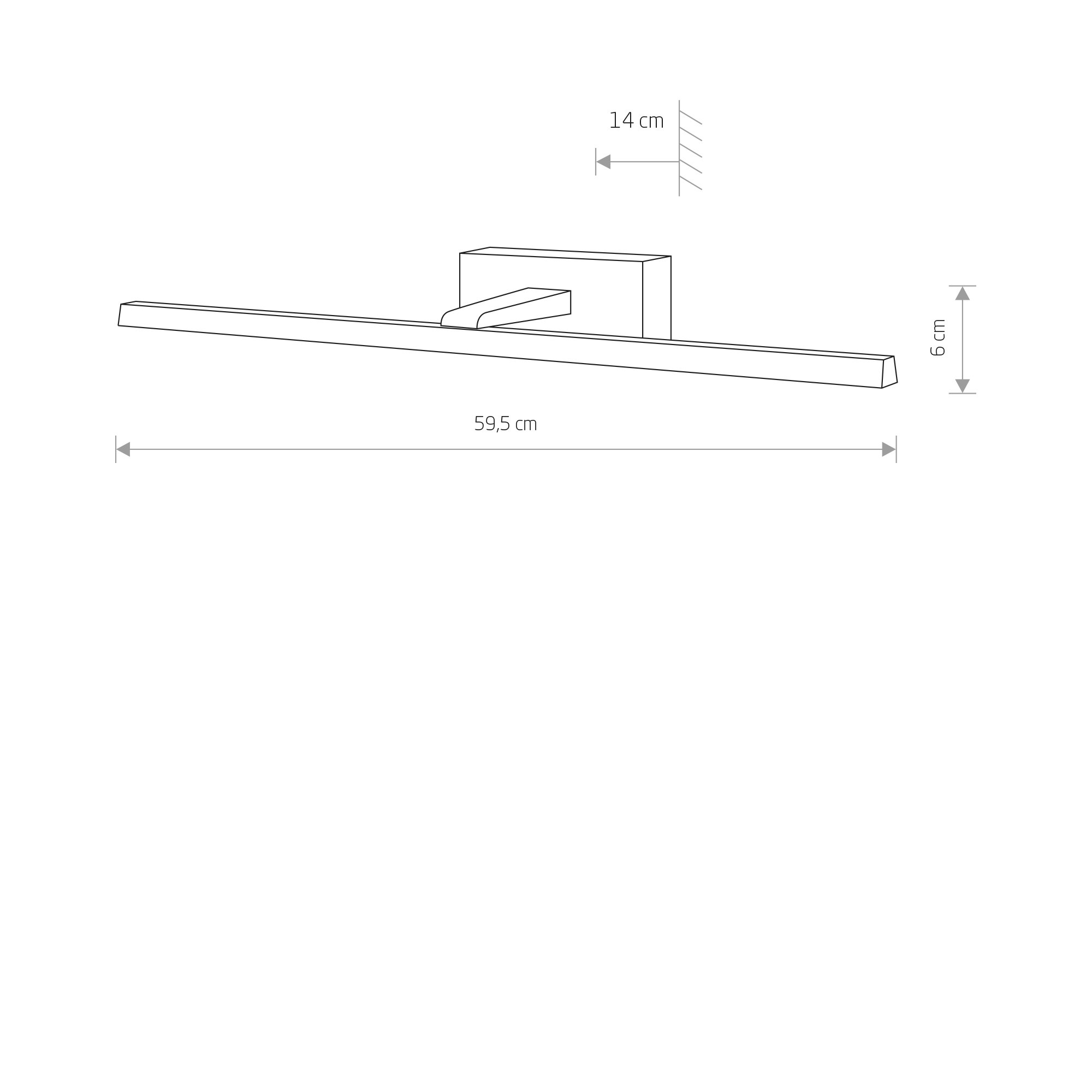 Lampa ścienna kinkiet VAN GOGH LED M Chrom 10288 - Nowodvorski - obrazek 2