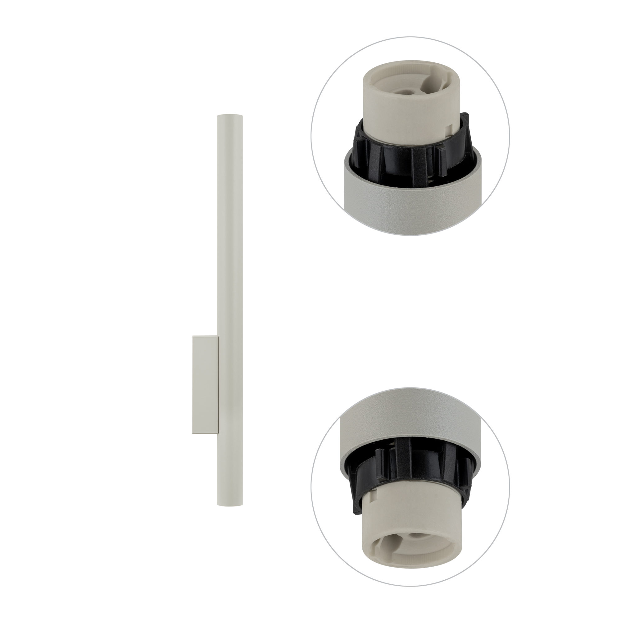 Lampa ścienna kinkiet FOURTY WALL XL Silk gray 10892 - Nowodvorski - obrazek 5