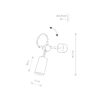 Kinkiet regulowany EYE Czarny 6842 - Nowodvorski - obrazek 2