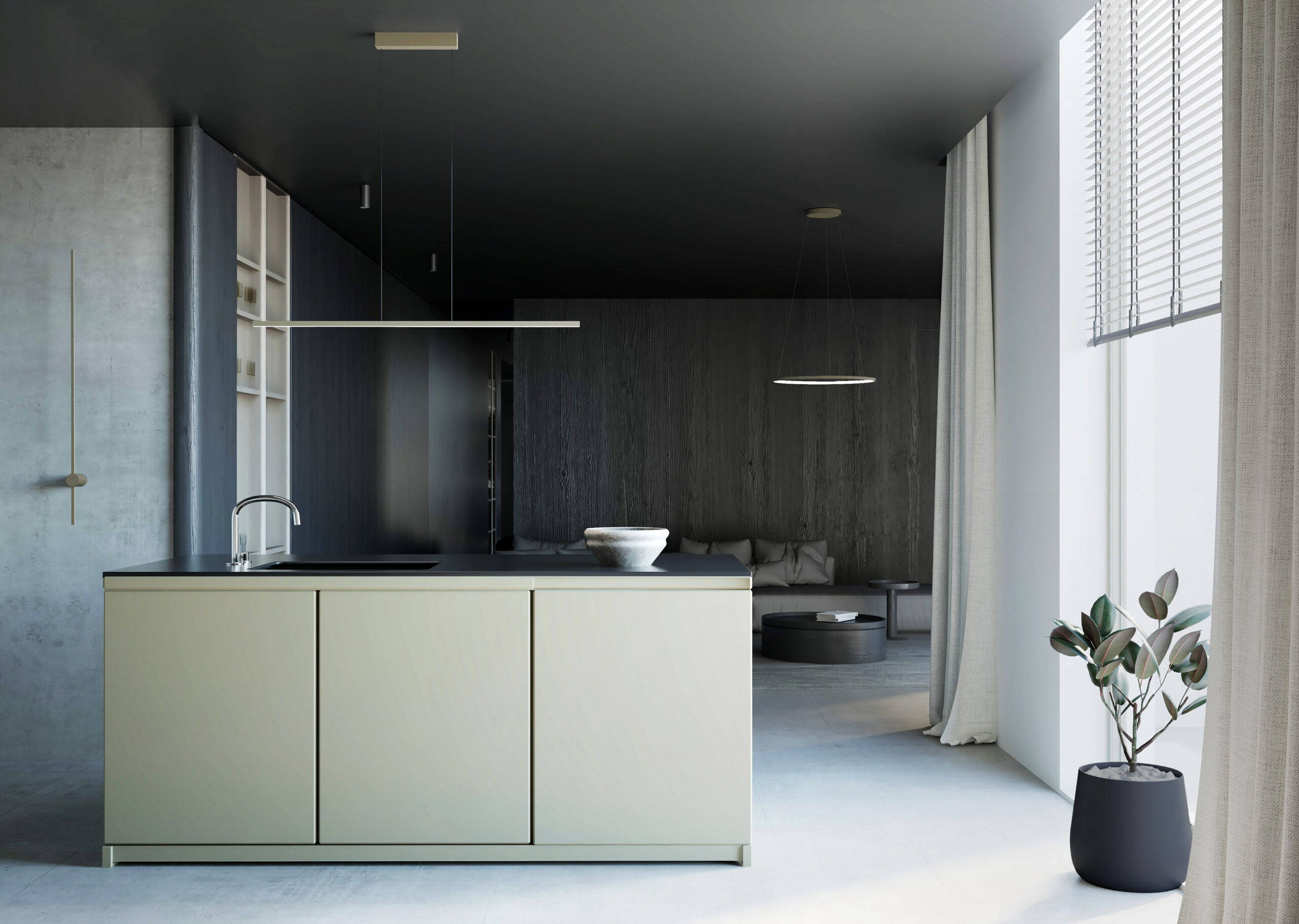 Lampa liniowa BAR LED M Silk olive 11400 - Nowodvorski - obrazek 6