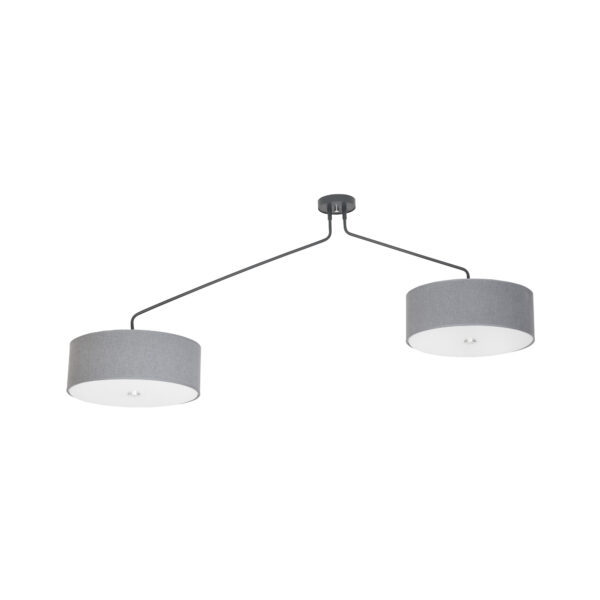 Lampa przysufitowa plafon HAWK Szary 6541 - Nowodvorski