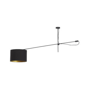 Lampa przysufitowa plafon VIPER Czarno-złoty 6641 - Nowodvorski