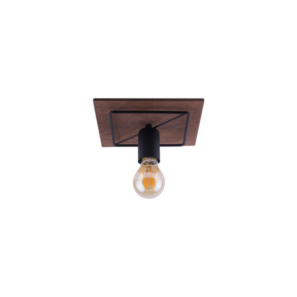 Lampa przysufitowa plafon COBA ANTIQUE Ciemne drewno 9042 - Nowodvorski