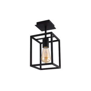 Lampa przysufitowa plafon CRATE Czarny 9045 - Nowodvorski