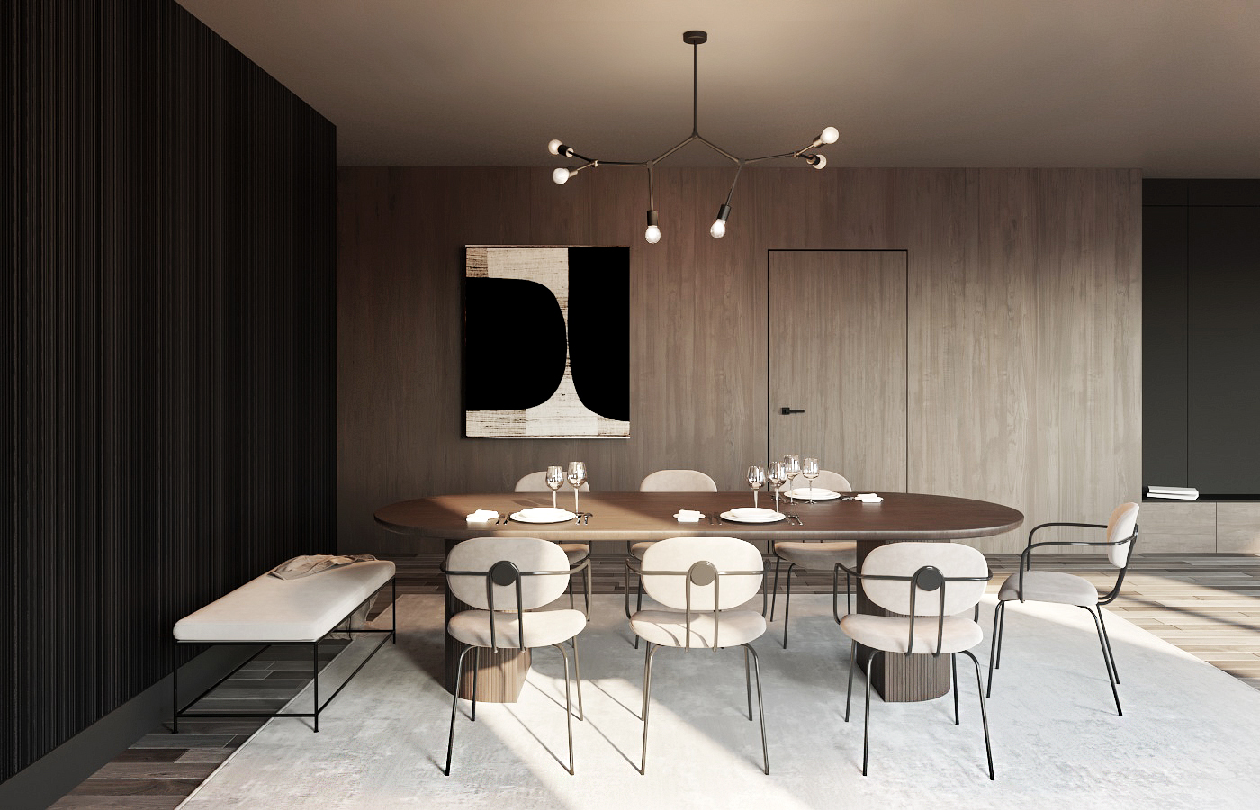 Lampa przysufitowa plafon TWIG Czarny 9138 - Nowodvorski - obrazek 2