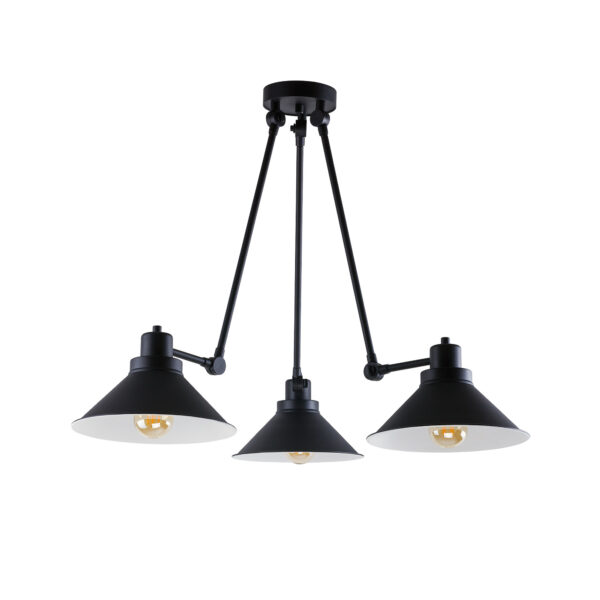 Lampa przysufitowa plafon TECHNO Czarny 9142 - Nowodvorski