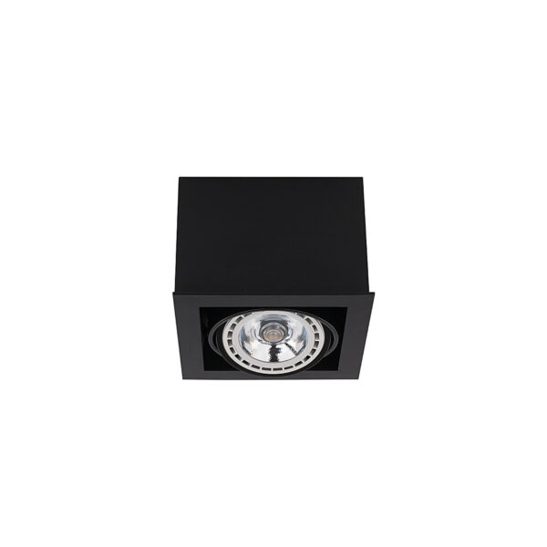 Lampa przysufitowa plafon BOX ES111 Czarny 9495 - Nowodvorski
