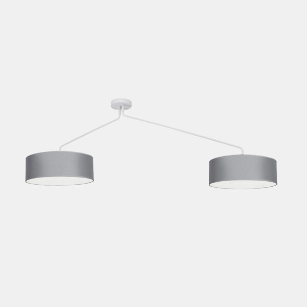 Lampa przysufitowa plafon FALCON Szary 7948 - Nowodvorski