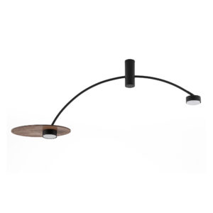 Lampa przysufitowa plafon HEFT Czarny 10356 - Nowodvorski