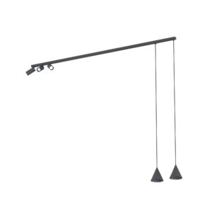 Lampa przysufitowa plafon FOURTY Czarny 11448 - Nowodvorski