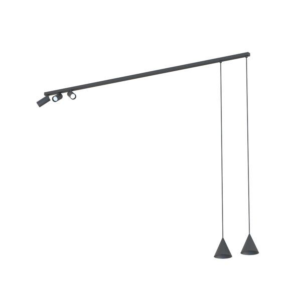 Lampa przysufitowa plafon FOURTY Czarny 11448 - Nowodvorski