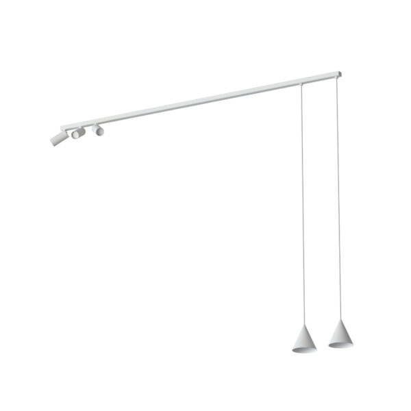 Lampa przysufitowa plafon FOURTY Biały 11446 - Nowodvorski