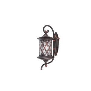 Lampa ścienna natynkowa LANTERN Czarny patynowany miedzią 6911 - Nowodvorski