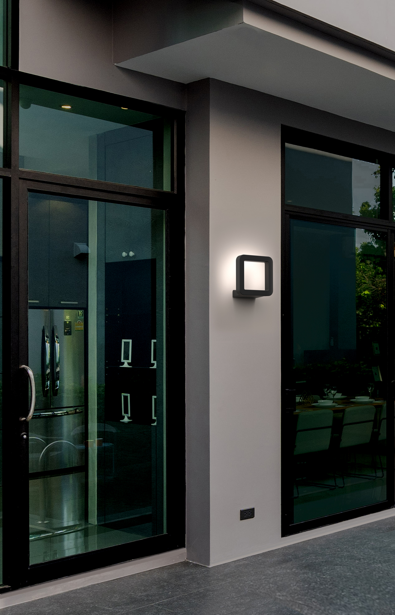 Lampa ścienna natynkowa THIKA LED A Czarny 9121 - Nowodvorski - obrazek 2