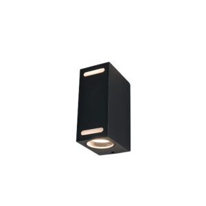 Lampa ścienna natynkowa ASSOS Czarny 9124 - Nowodvorski