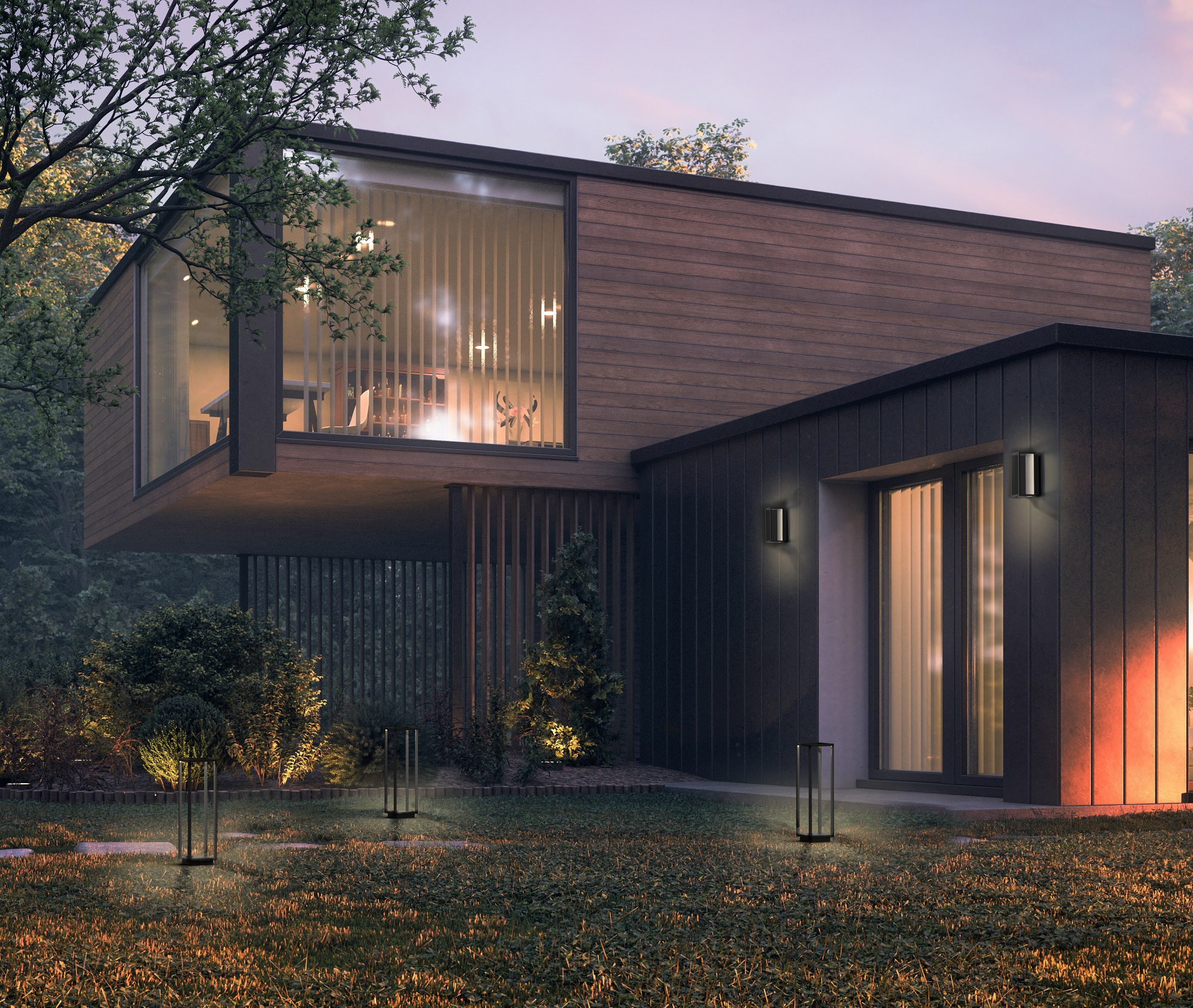 Lampa ścienna natynkowa SYMMETRY LED Grafitowy 8176 - Nowodvorski - obrazek 3