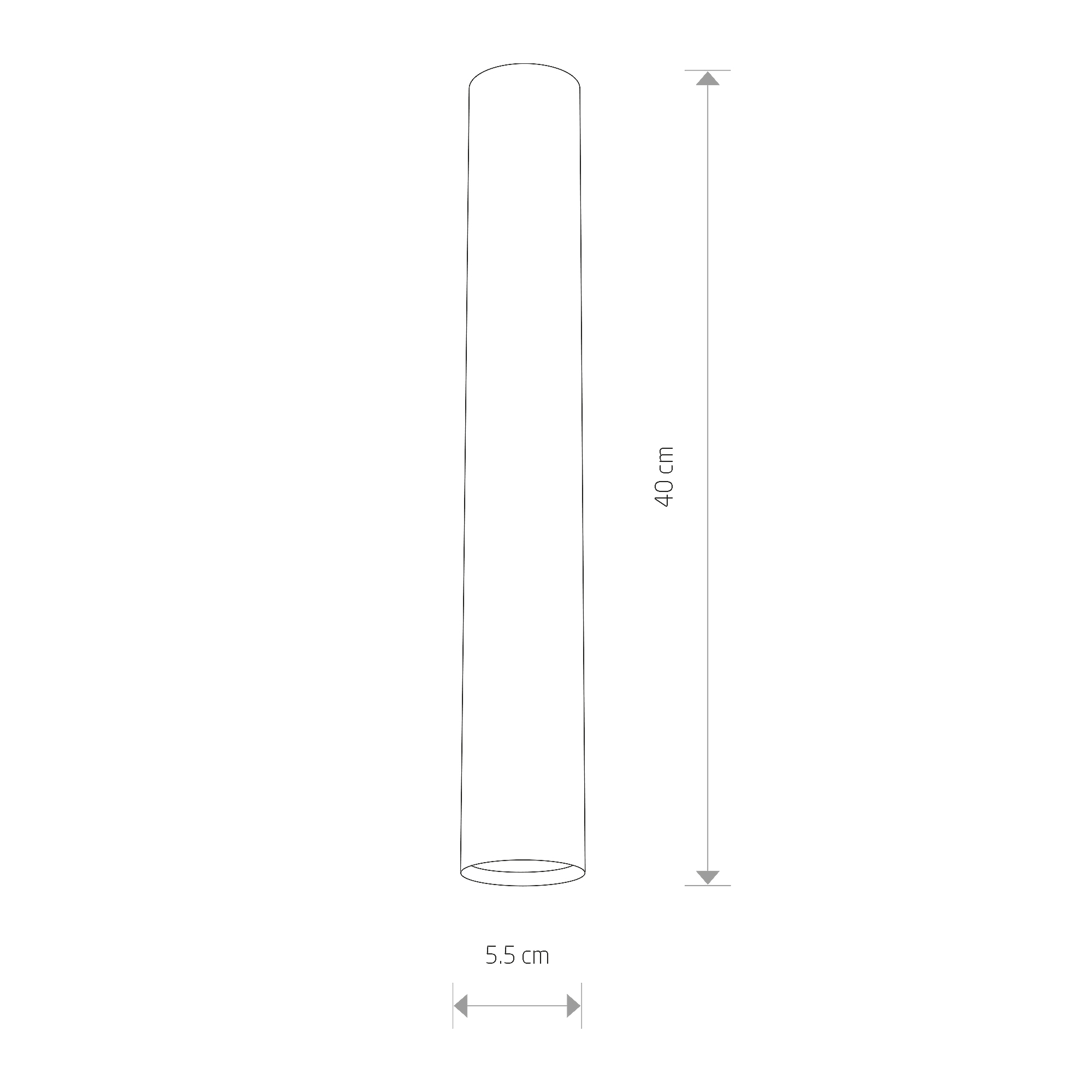 Lampa sufitowa natynkowa EYE L Czarny 6838 - Nowodvorski - obrazek 2