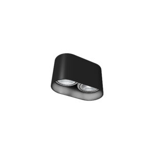 Lampa sufitowa natynkowa OVAL Czarny 9240 - Nowodvorski