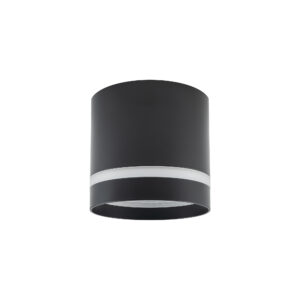 Lampa sufitowa natynkowa CRES Czarny 10480 - Nowodvorski