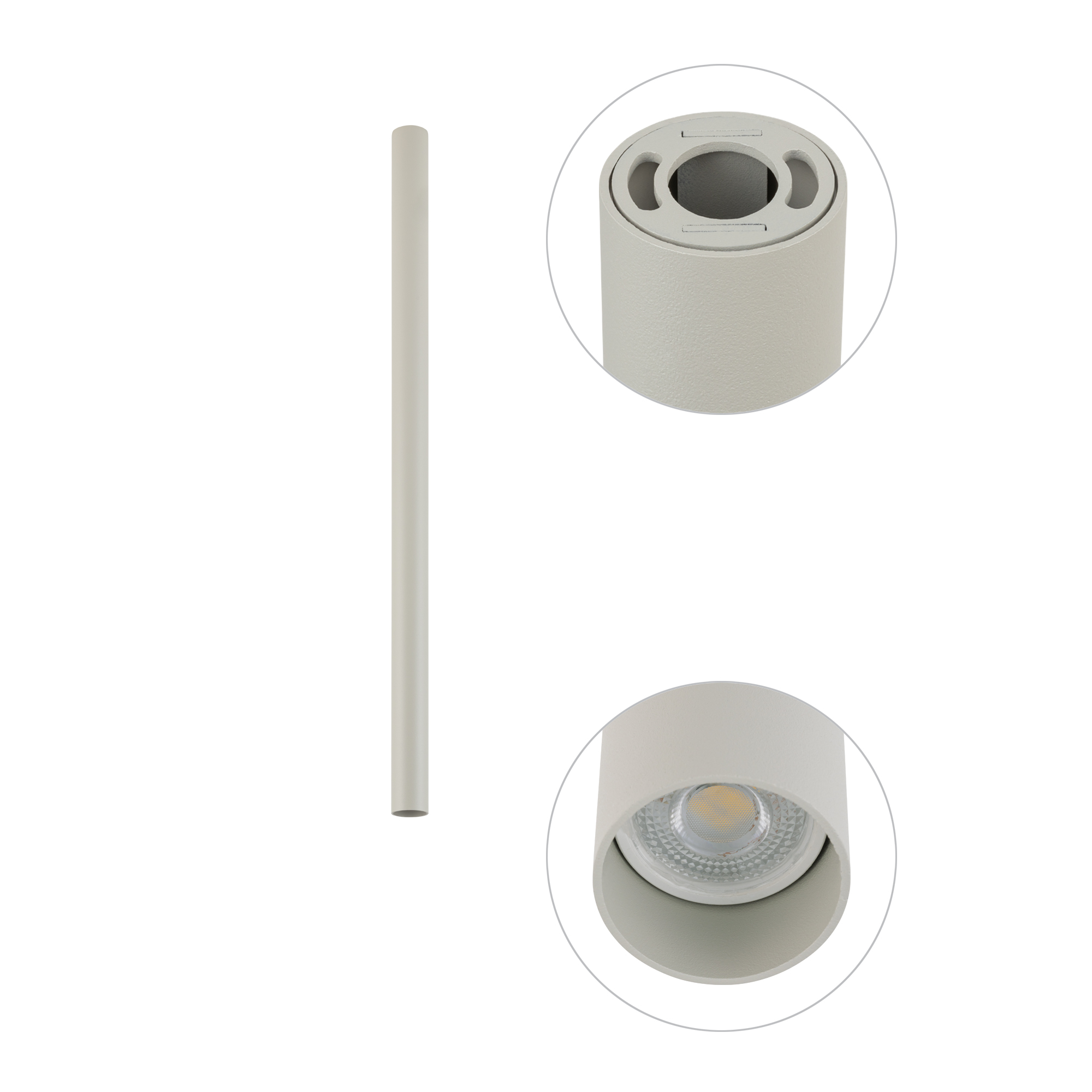 Lampa sufitowa natynkowa FOURTY M Silk gray 10886 - Nowodvorski - obrazek 4