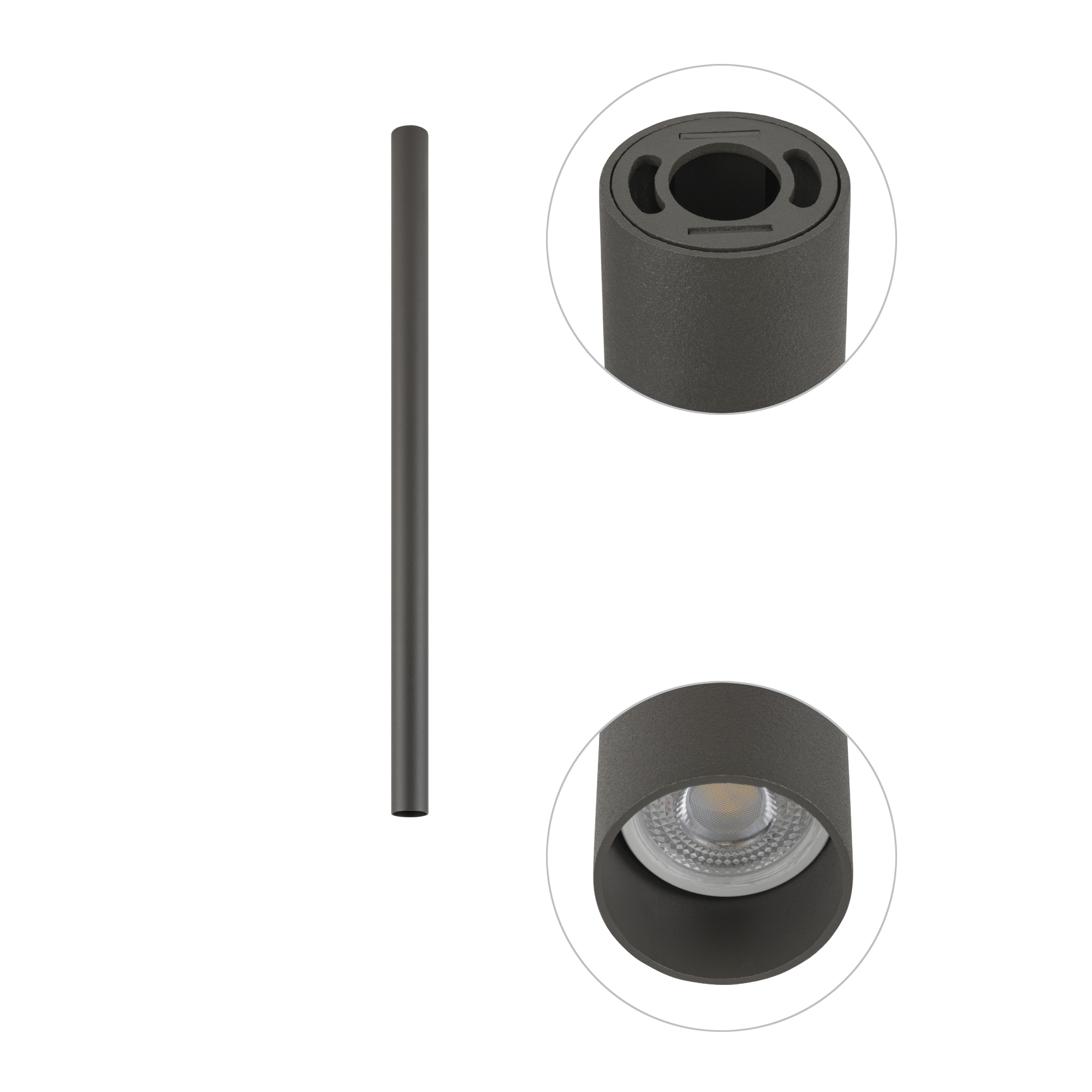 Lampa sufitowa natynkowa FOURTY M Umbra gray 10887 - Nowodvorski - obrazek 3