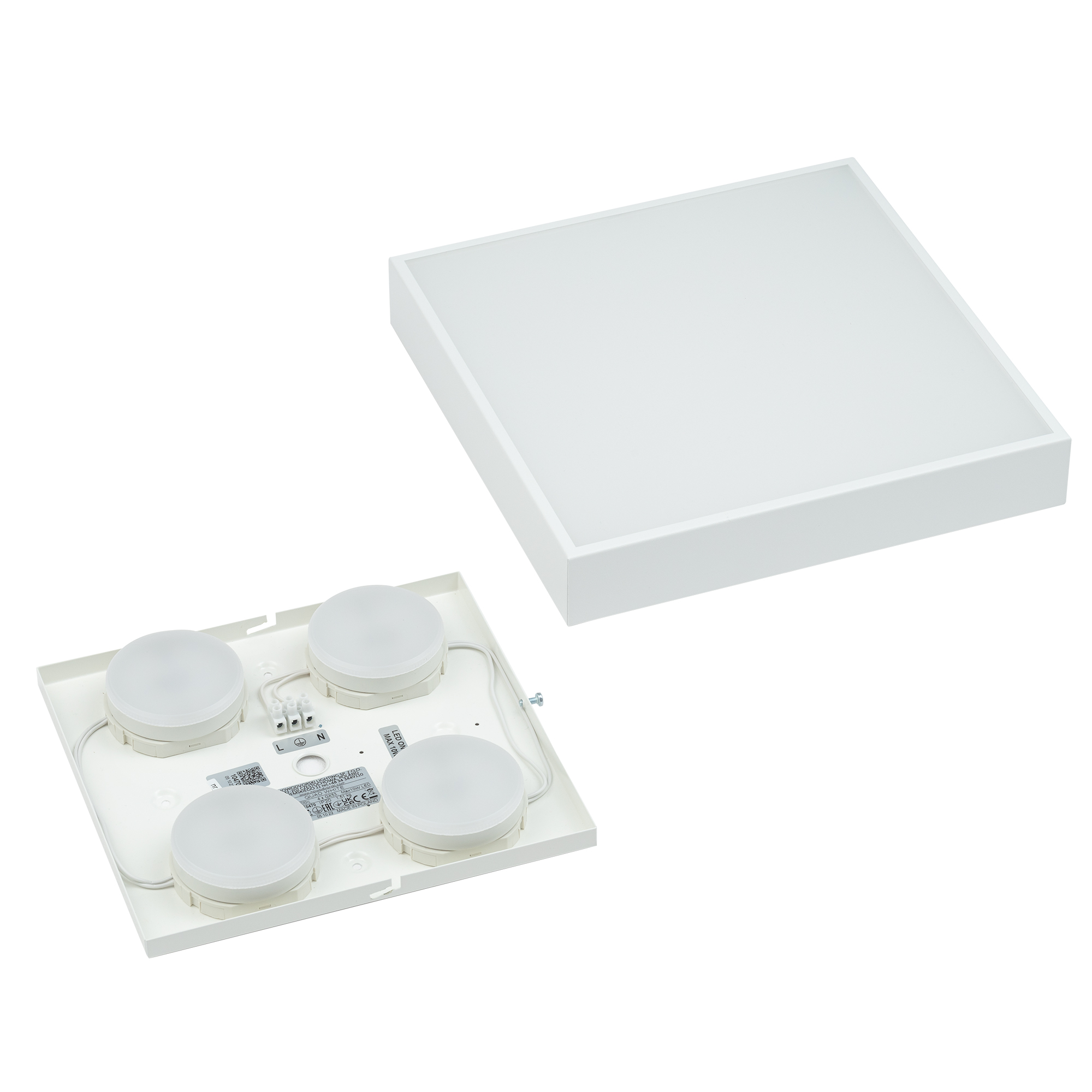 Lampa sufitowa plafon QUAD Biały 10470 - Nowodvorski - obrazek 7