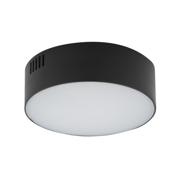 Lampa sufitowa plafon LID ROUND LED 15W Czarny 10415 - Nowodvorski
