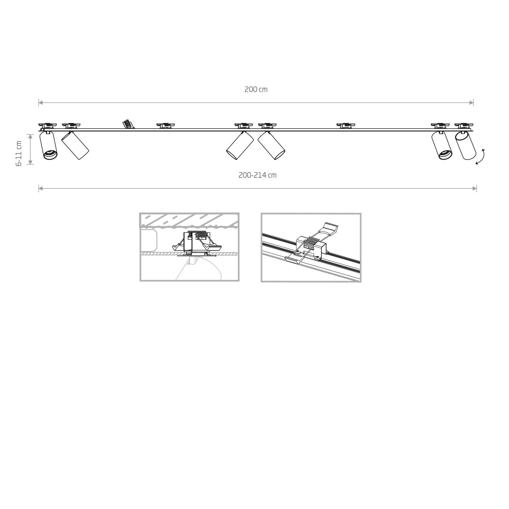 Lampa punktowa podtynkowa MONO SURFACE Czarny 7837 - Nowodvorski - obrazek 2