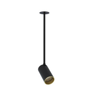 Lampa punktowa podtynkowa MONO SURFACE LONG M Czarny 7681 - Nowodvorski