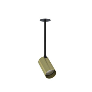 Lampa punktowa podtynkowa MONO SURFACE LONG S Mosiądz 7741 - Nowodvorski