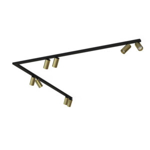 Lampa punktowa natynkowa MONO CORNER 2x150 Mosiądz 7755 - Nowodvorski