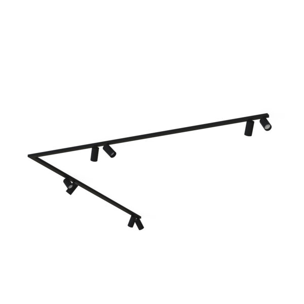 Lampa punktowa natynkowa MONO CORNER 2x200 Czarny 7723 - Nowodvorski