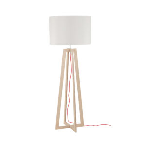 Lampa podłogowa ACROSS Naturalne drewno 6927 - Nowodvorski