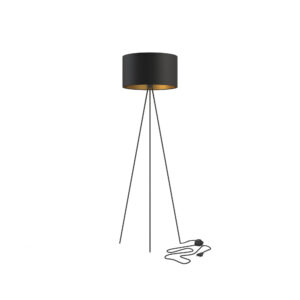 Lampa podłogowa CADILAC Czarno-złoty 7991 - Nowodvorski