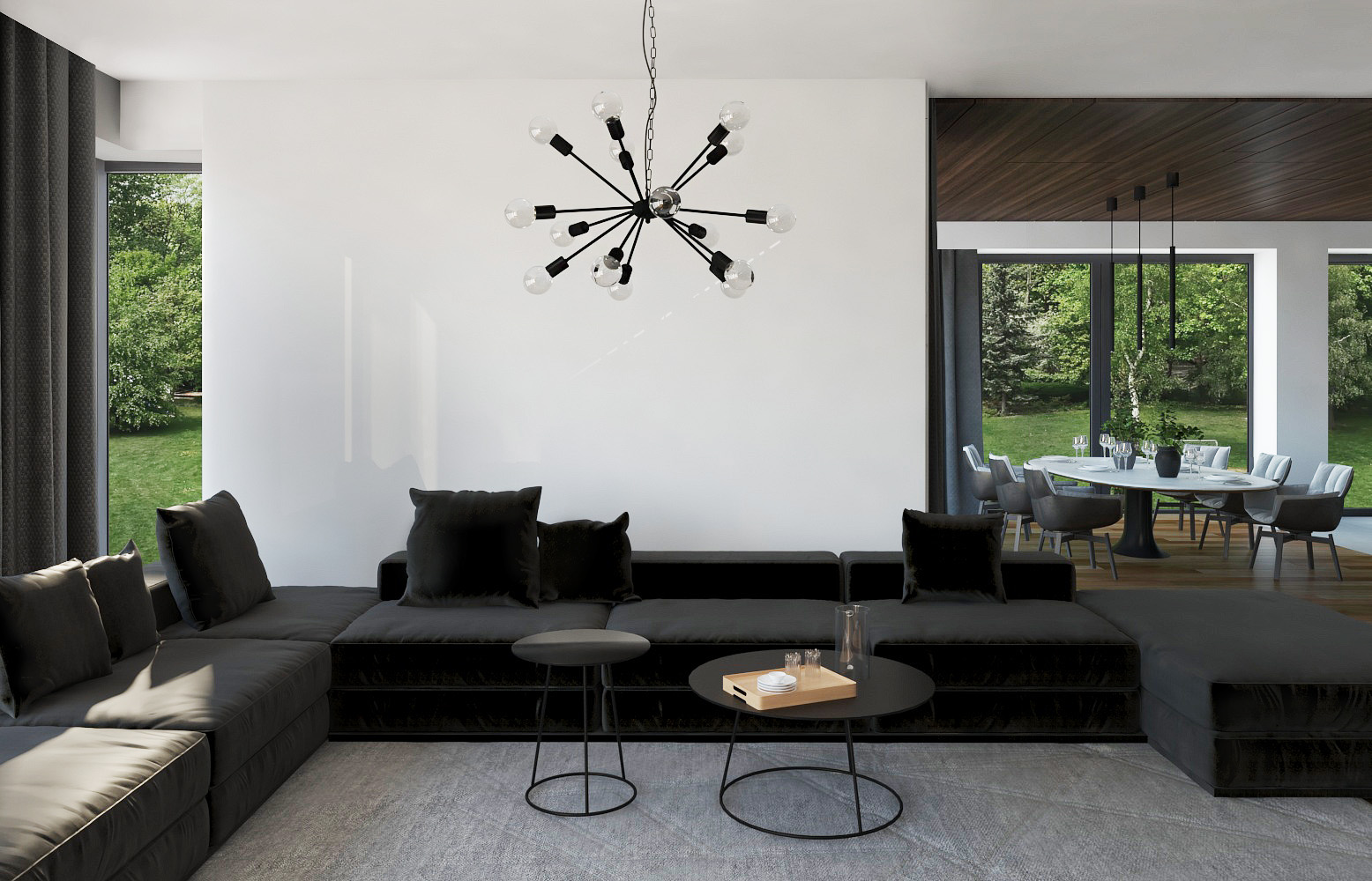 Lampa wisząca LASER 490 Czarny 8797 - Nowodvorski - obrazek 4