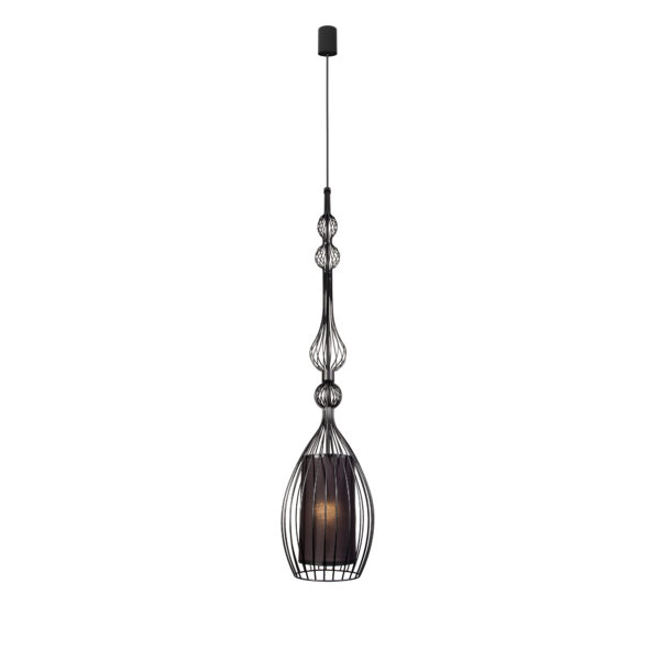 Lampa wisząca ABI L Czarny 8864 - Nowodvorski