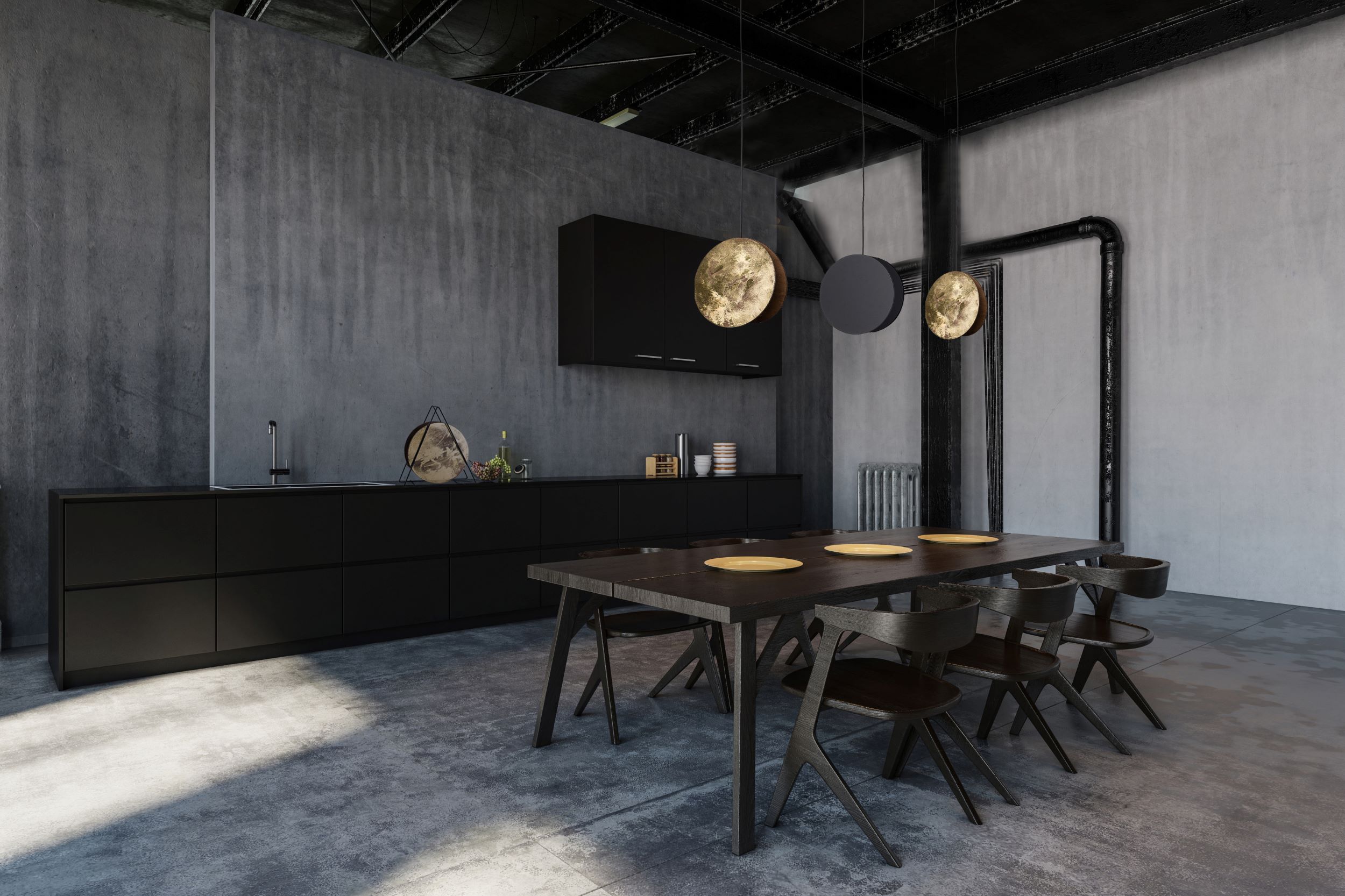 Lampa wisząca WHEEL Złoty 9028 - Nowodvorski - obrazek 2