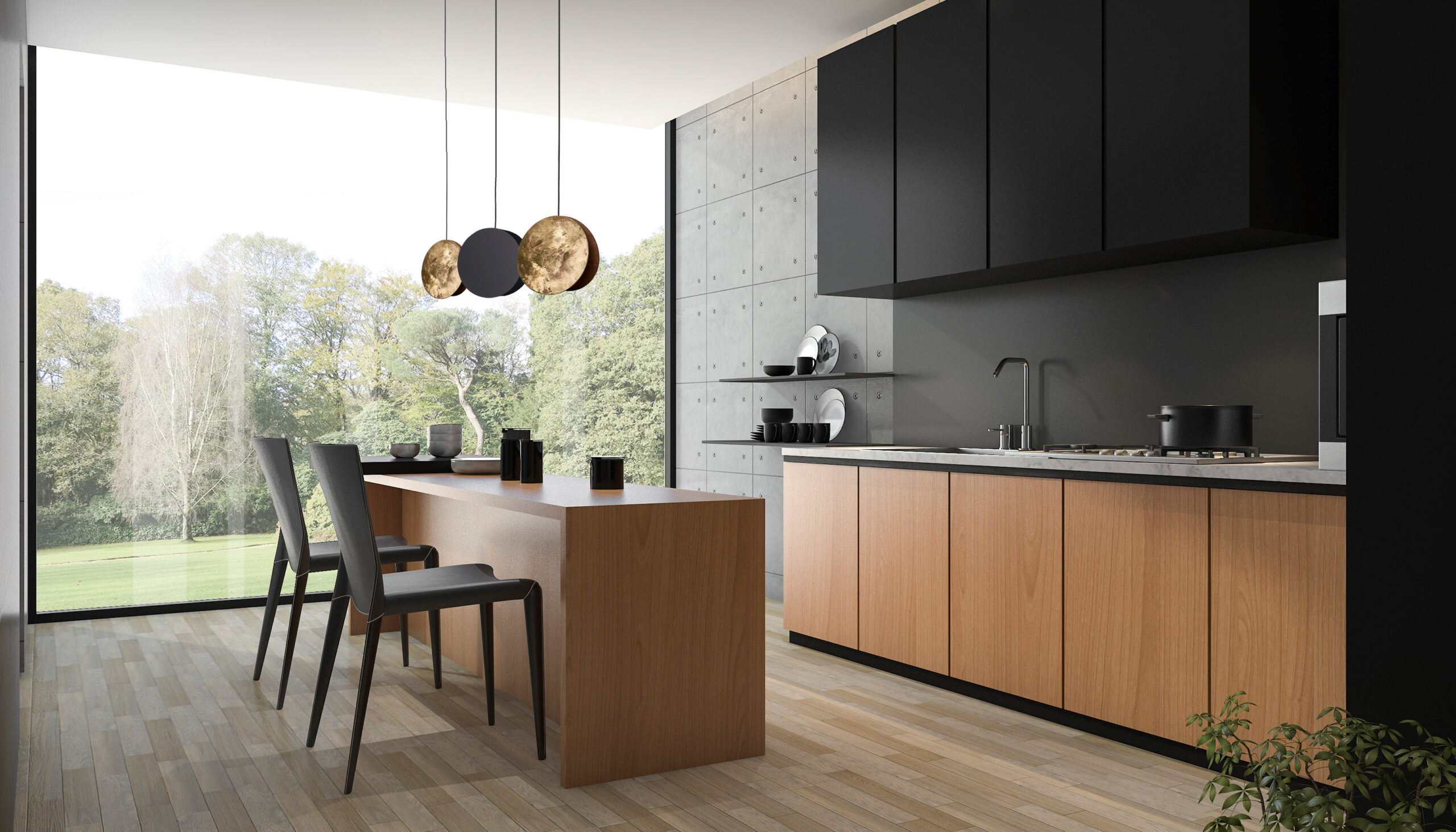 Lampa wisząca WHEEL Złoty 9028 - Nowodvorski - obrazek 3