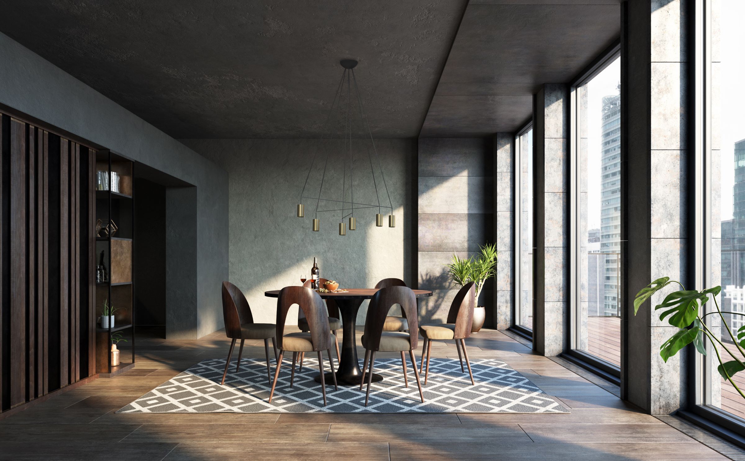 Lampa wisząca IMBRIA Mosiądz 7956 - Nowodvorski - obrazek 2