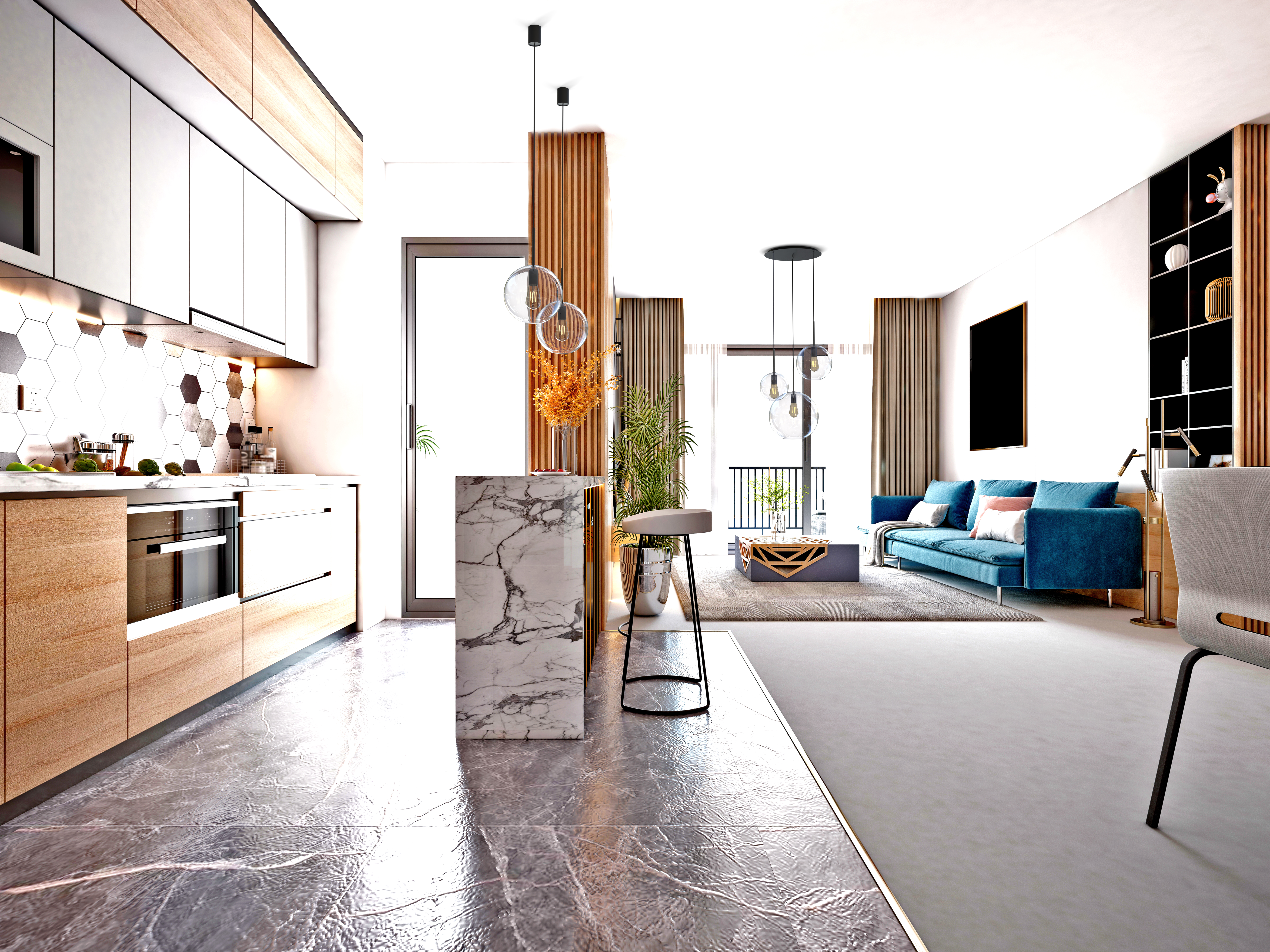 Lampa wisząca SPHERE M Transparentny 7848 - Nowodvorski - obrazek 5