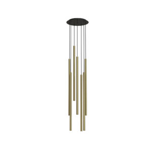 Lampa wisząca LASER 1000 Mosiądz 7668 - Nowodvorski