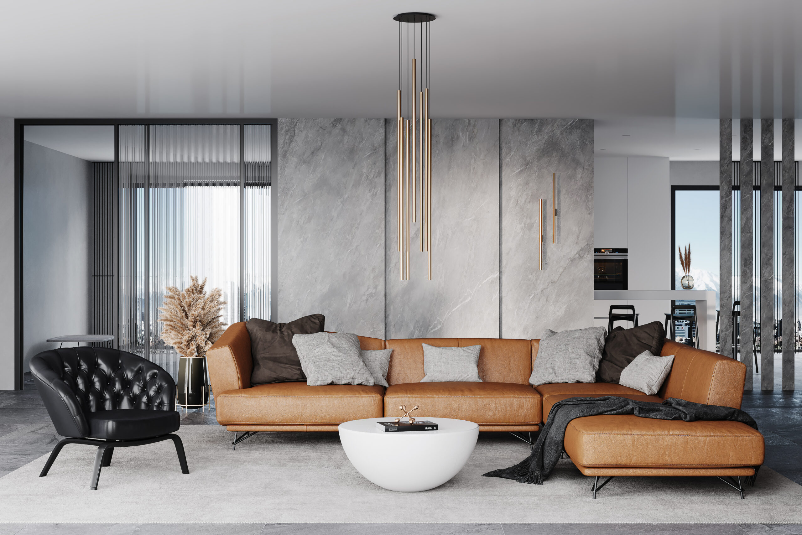 Lampa wisząca LASER 1000 Mosiądz 7668 - Nowodvorski - obrazek 2