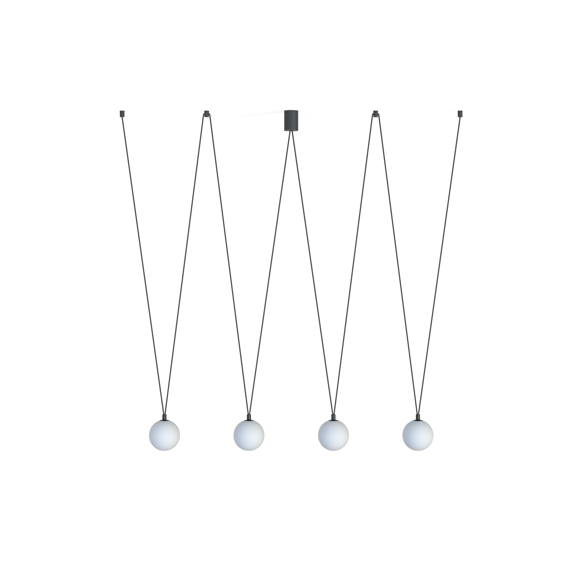 Lampa wisząca SLING Czarny 10354 - Nowodvorski