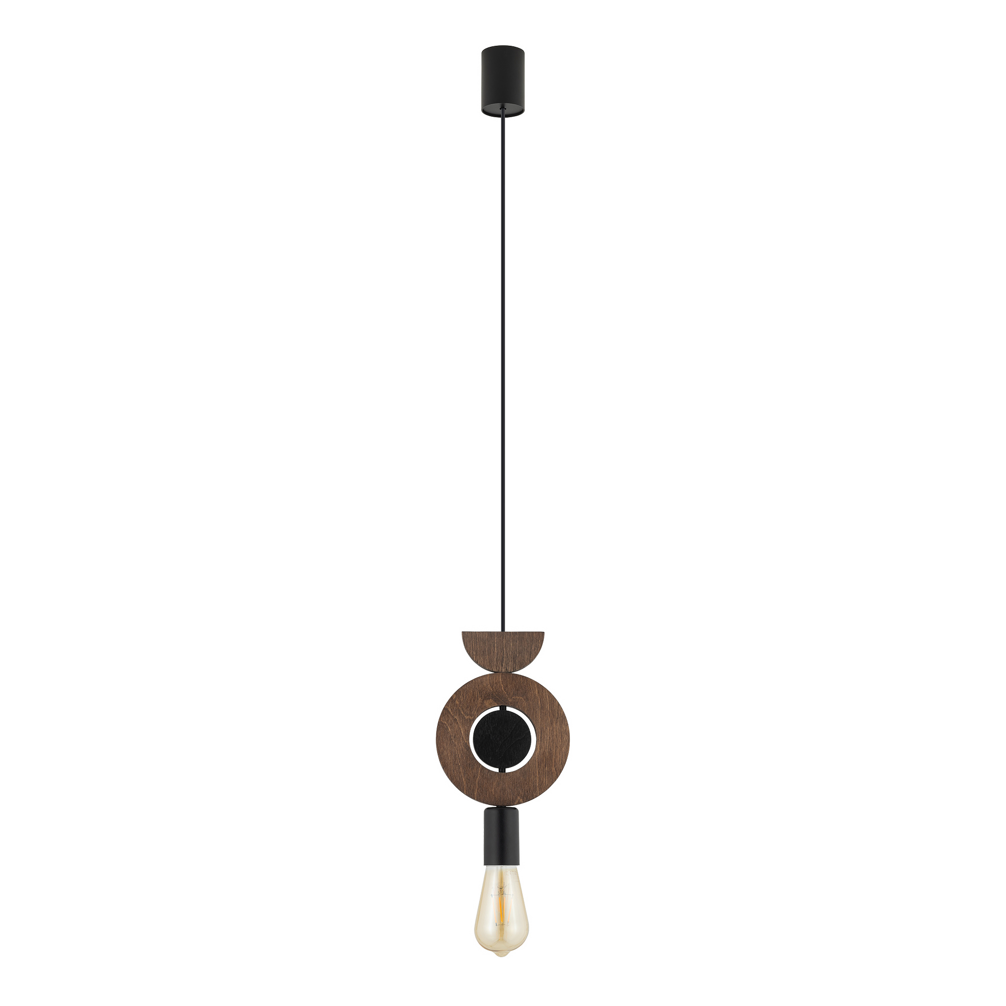 Lampa wisząca DROPS WOOD D Ciemne drewno 11176 - Nowodvorski