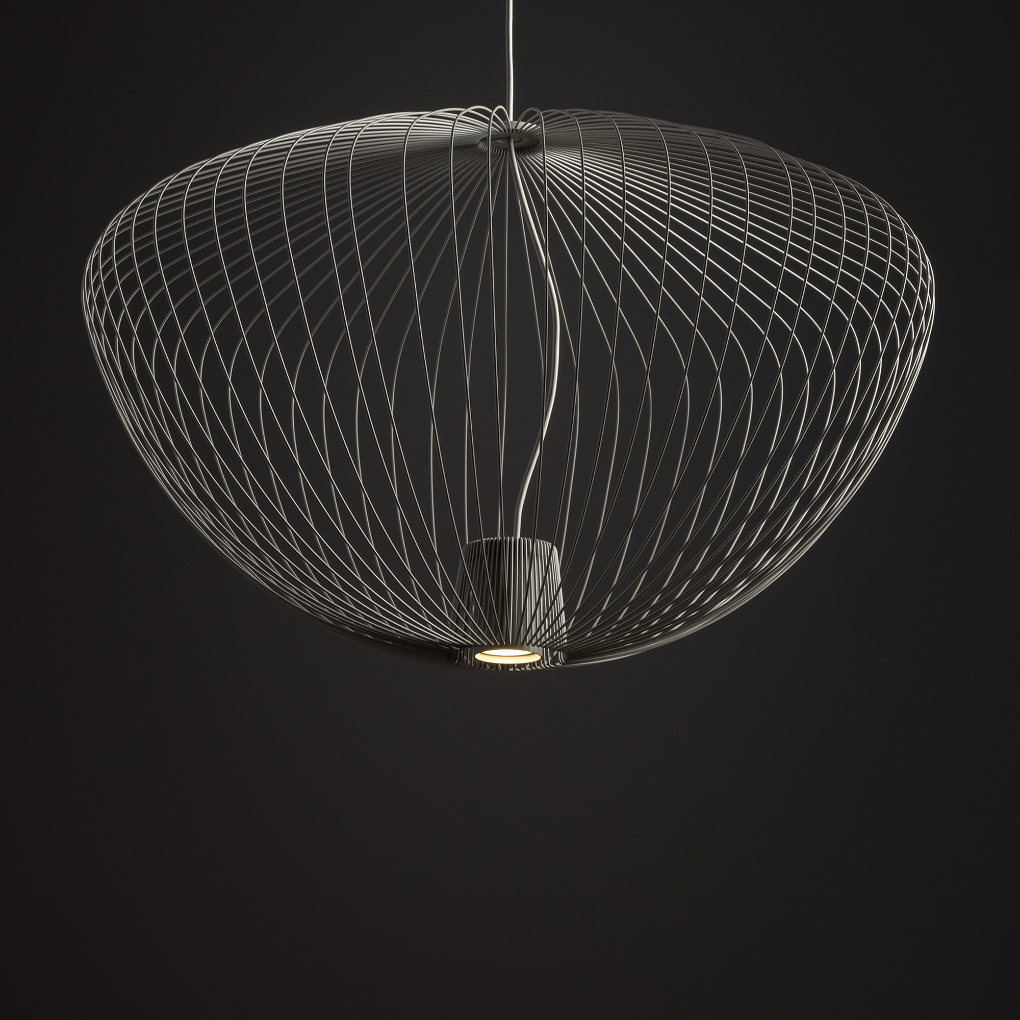 Lampa wisząca PUMPKIN L Silk gray 11251 - Nowodvorski - obrazek 2